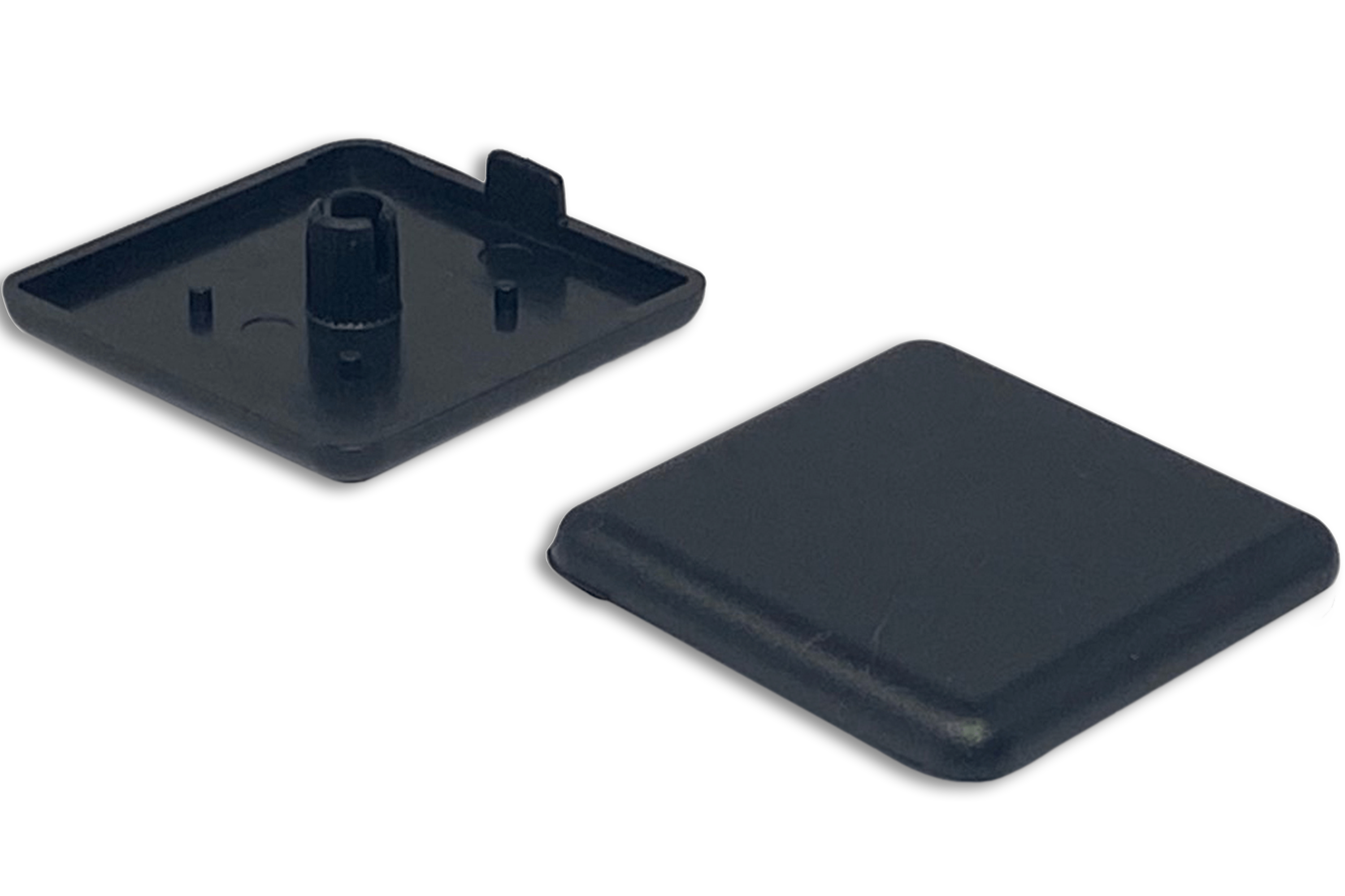 40 X 40mm Plastic Extrusion End Cap Pack of 2