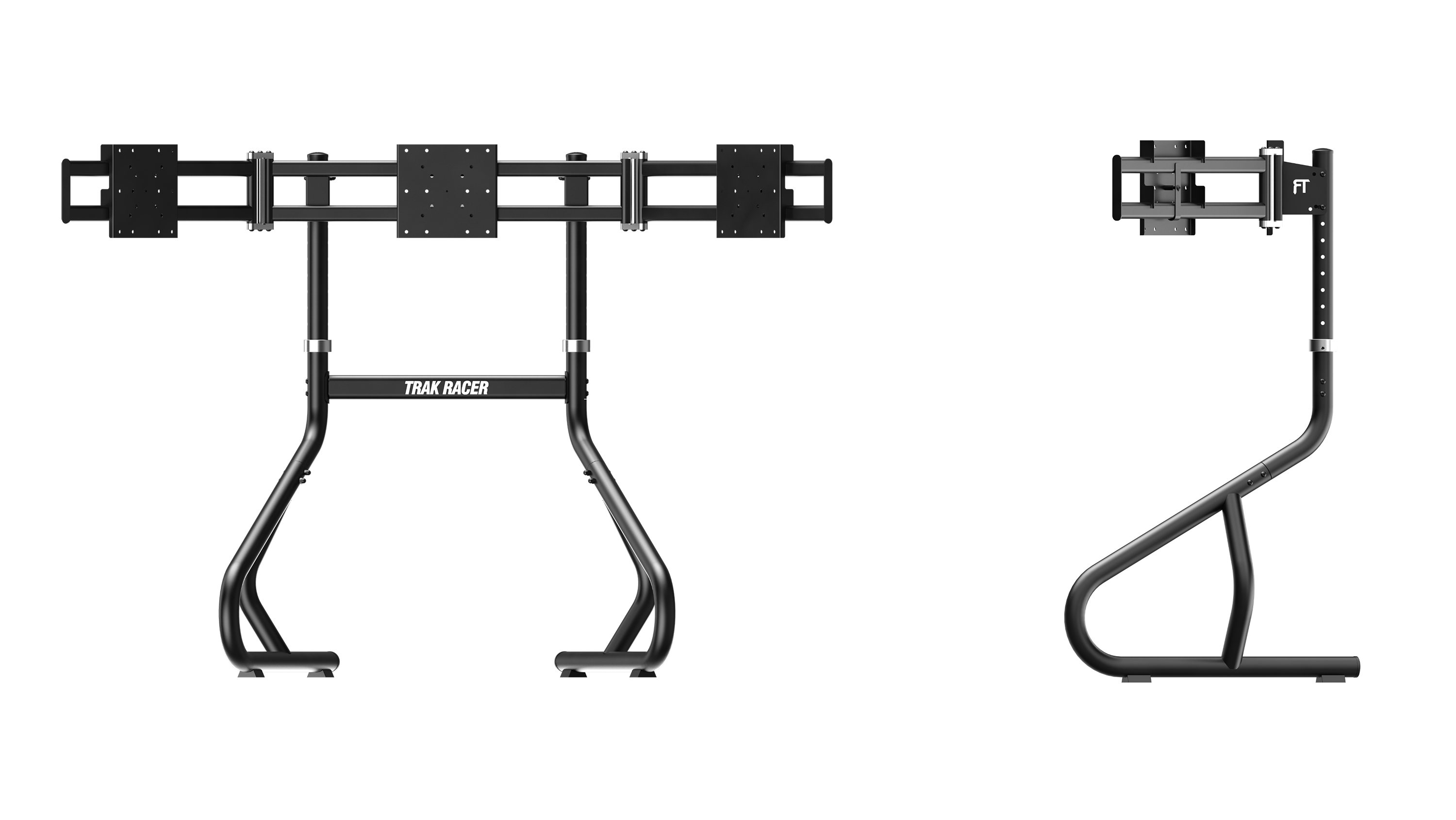 Large Freestanding Quad Monitor Stand - up to 45" Displays