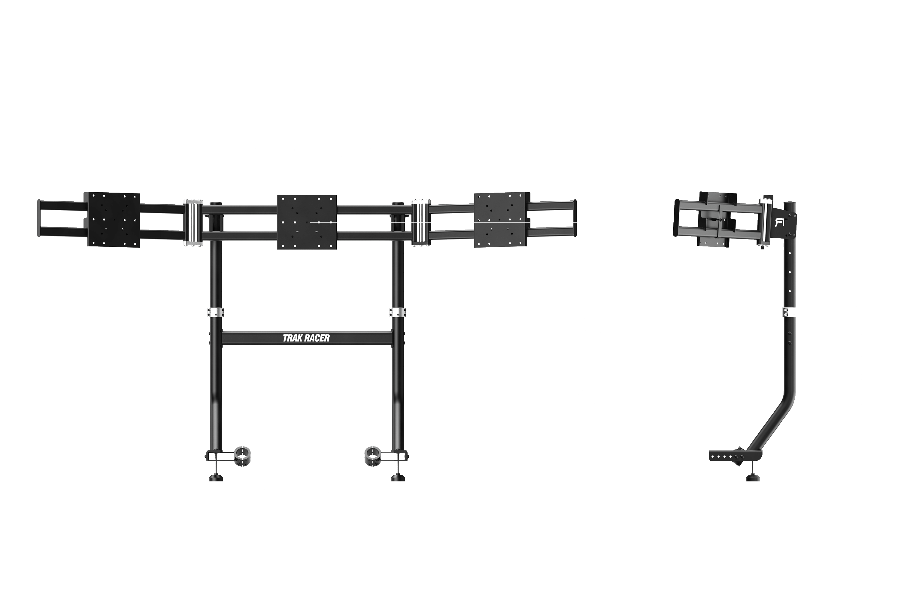 Cockpit-Mounted Triple Monitor Stand for Trak Racer TR8 PRO