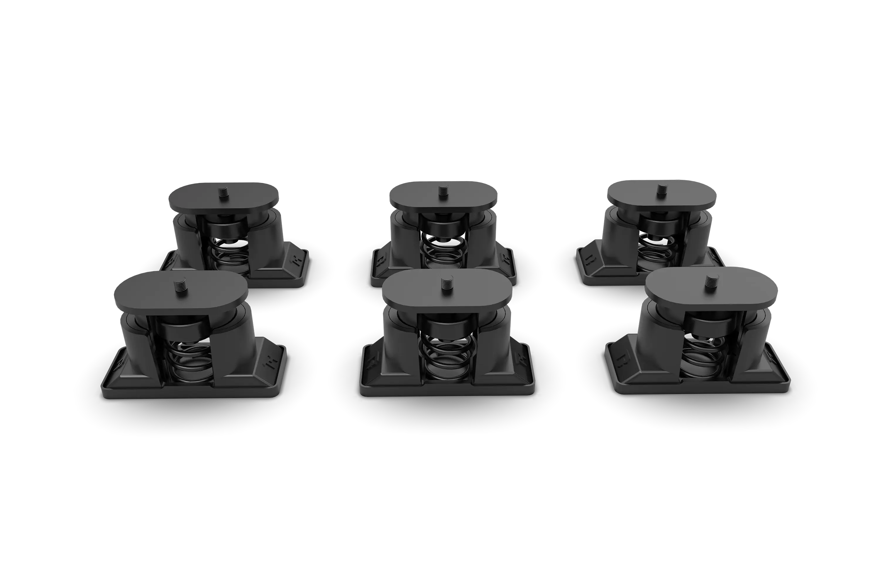 Universal Vibration Isolation Kit – Set of 6 Heavy-Duty Rubber Isolation Feet