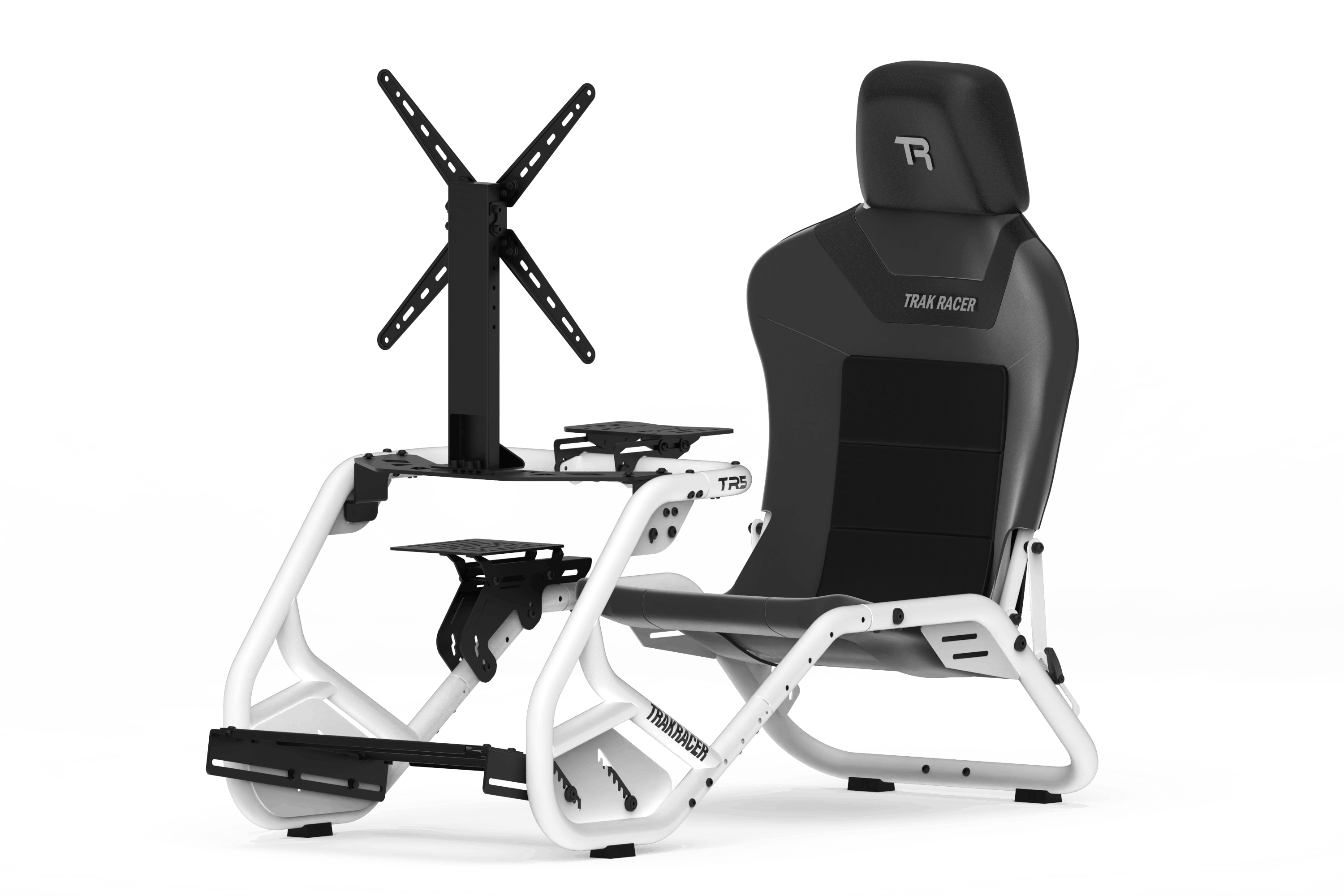 Cockpit-Mounted Single Monitor Stand for Trak Racer TR5 Sim Racing and Flight Sim Rig