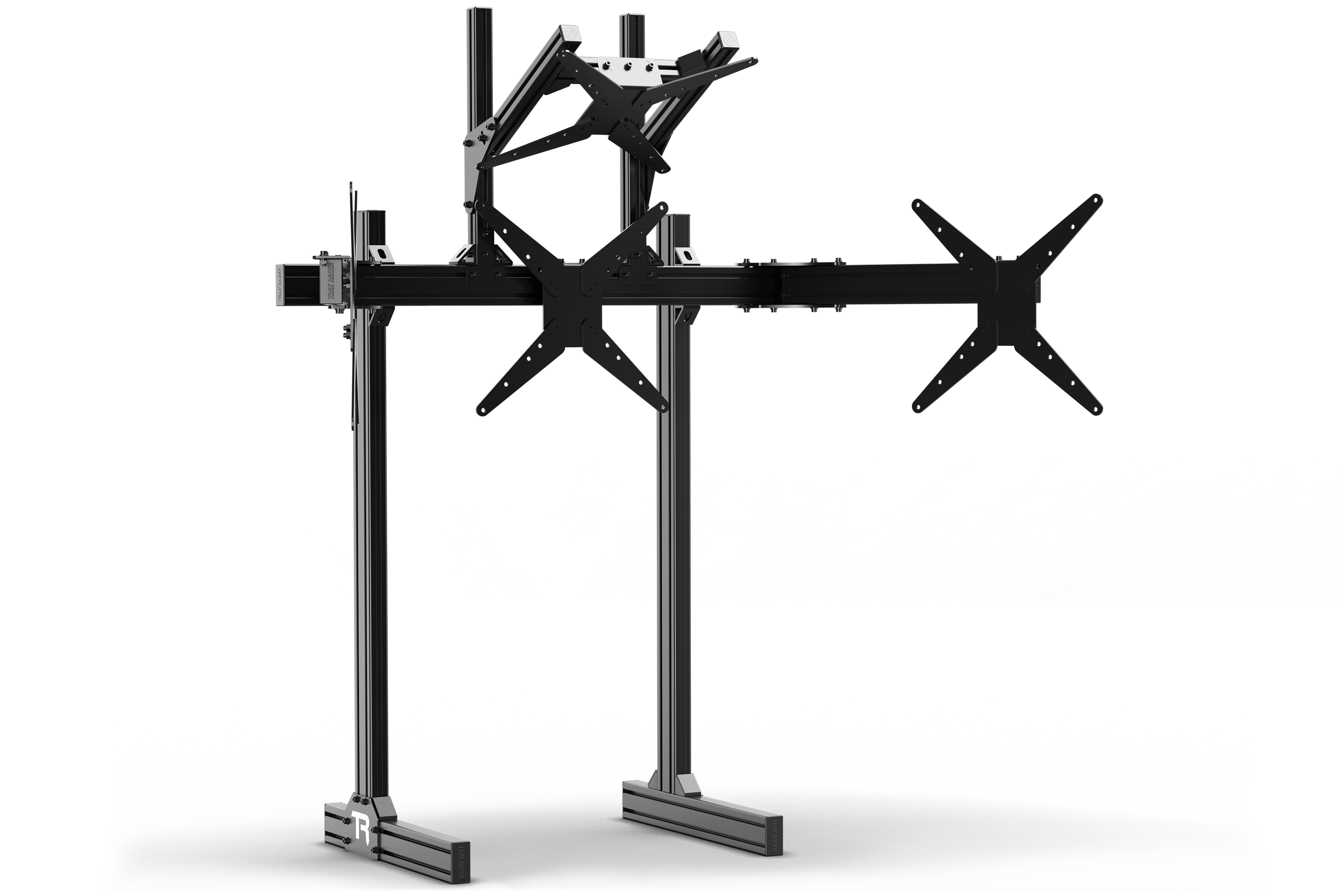 Large Freestanding Quad Monitor Stand - 1200mm / 47.25" Wide