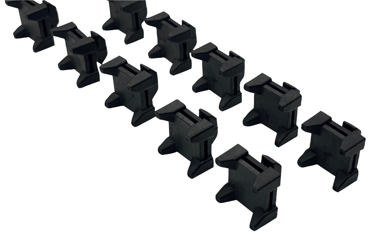 Set of 10 Cable Management Clips with 10 Cable Ties