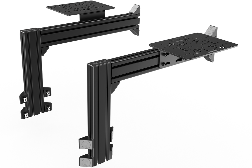 Flight Sim Control Mounts with 2 Side Supports for all Aluminum Cockpi