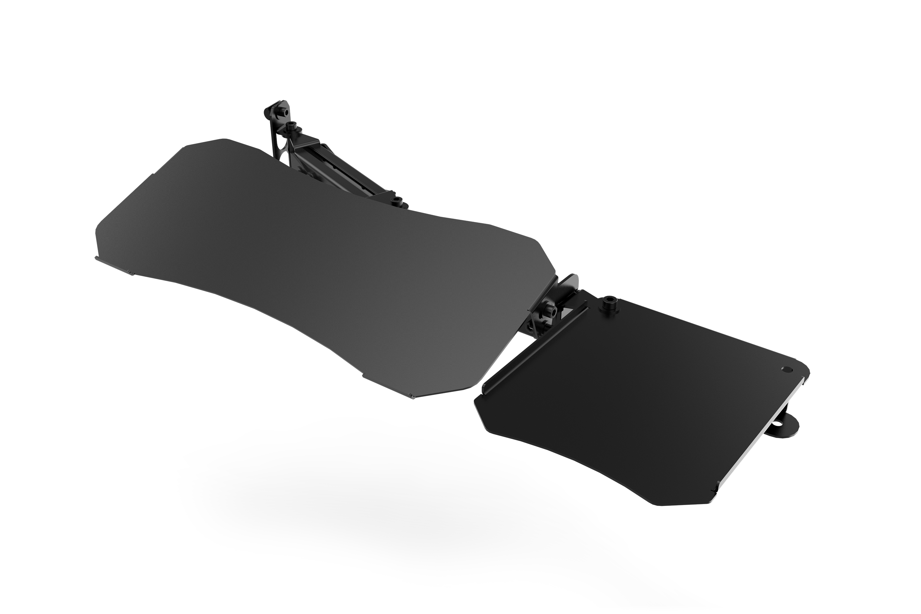 Adjustable Keyboard Mouse Tray for Aluminium Cockpits