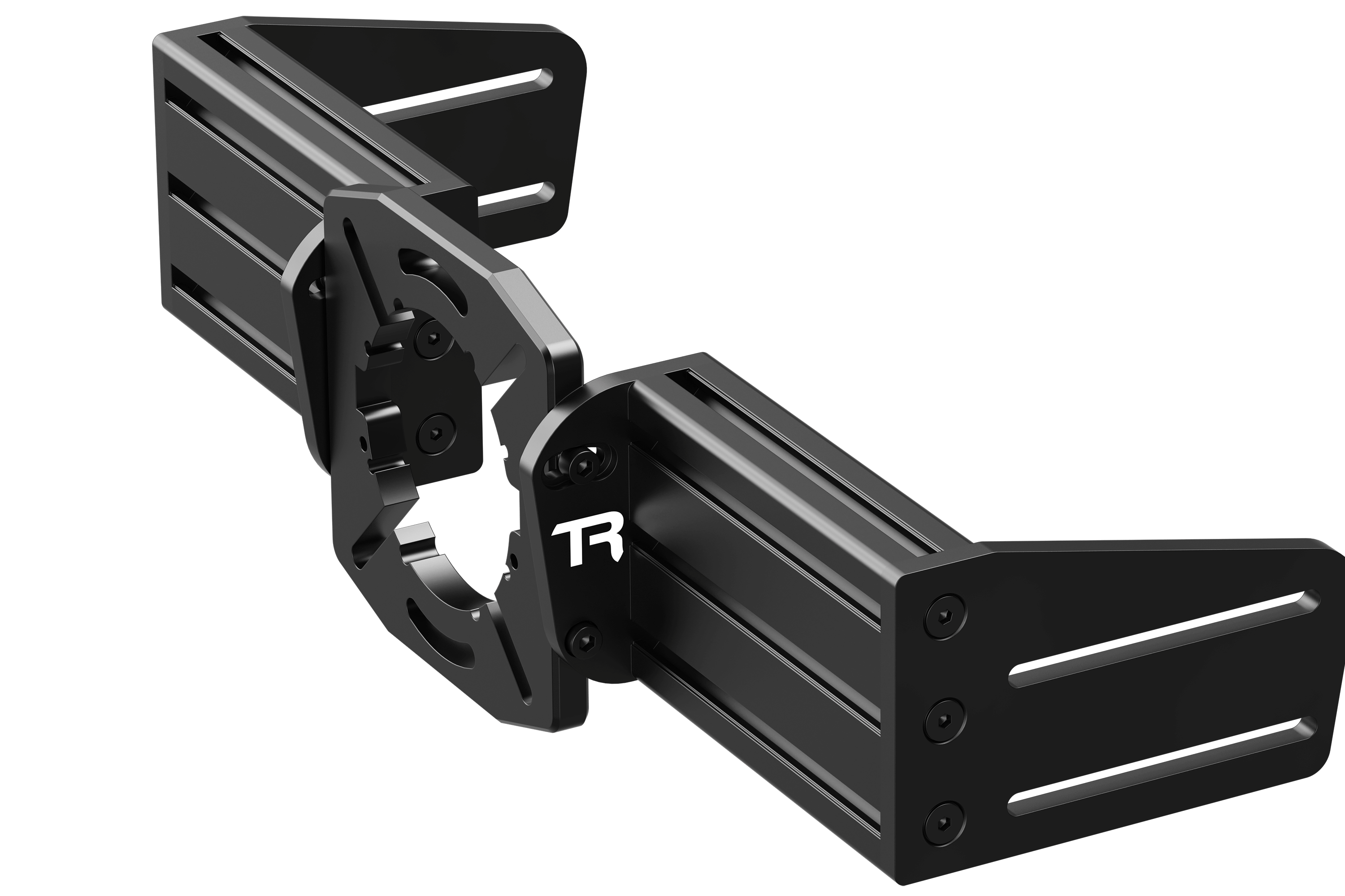 TR-One Black Fully Adjustable Direct Fit Wheel Mount for Simucube, VRS, Accuforce, OSW, Mige etc