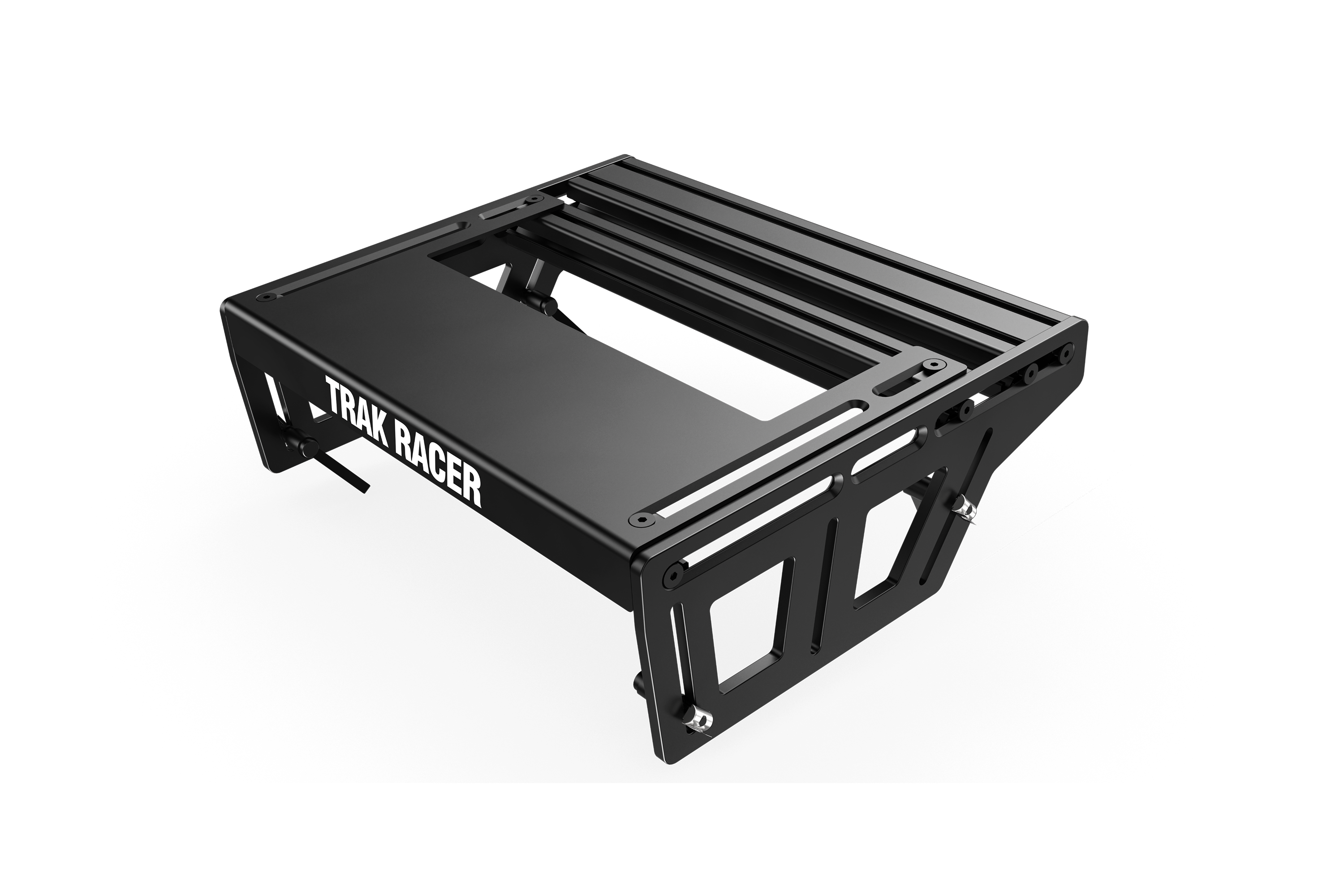 Universal TR-One Pedal Mounting System including Mounting Profile and Heel Rest