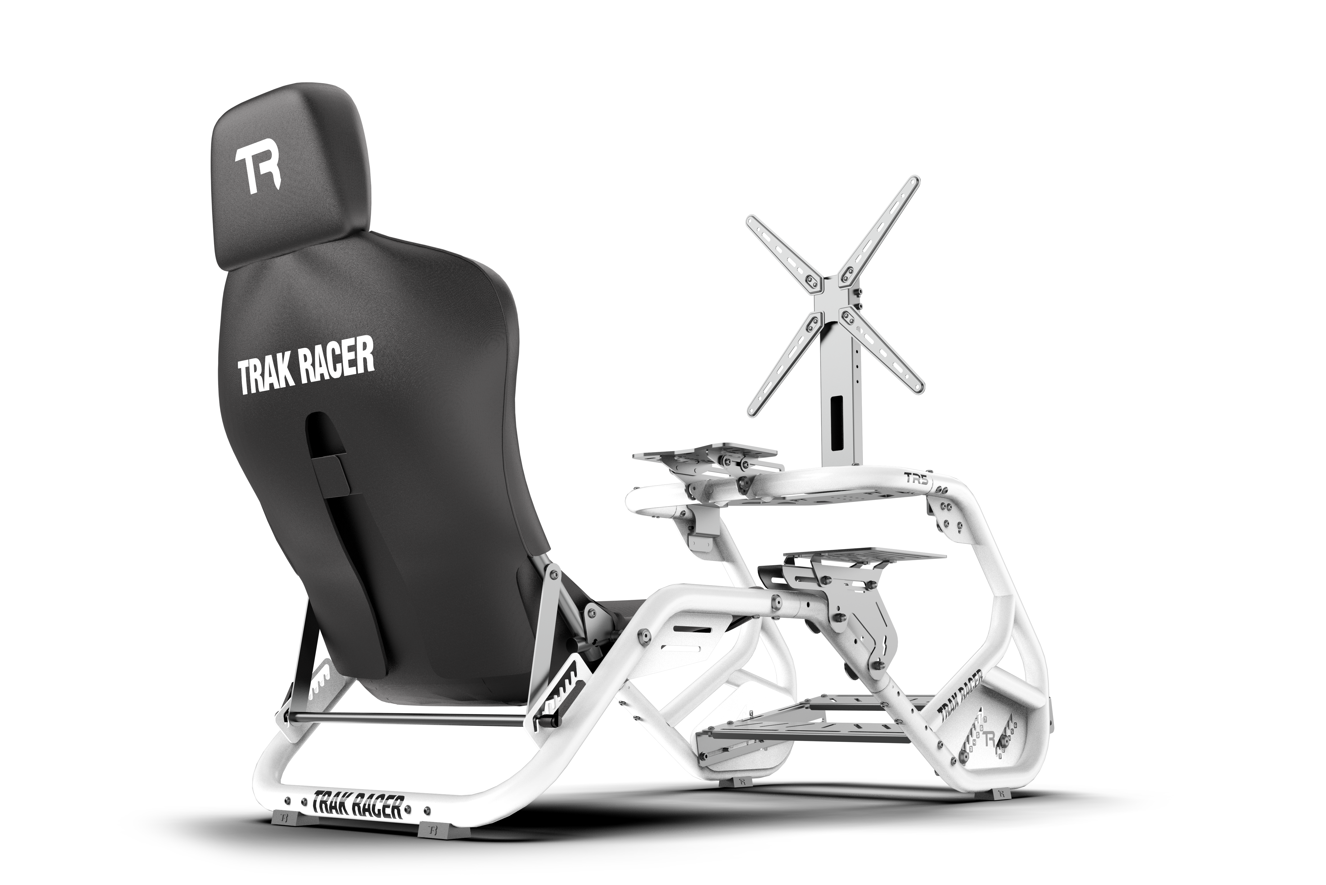 Cockpit-Mounted Single Monitor Stand for Trak Racer TR5 Sim Racing and Flight Sim Rig