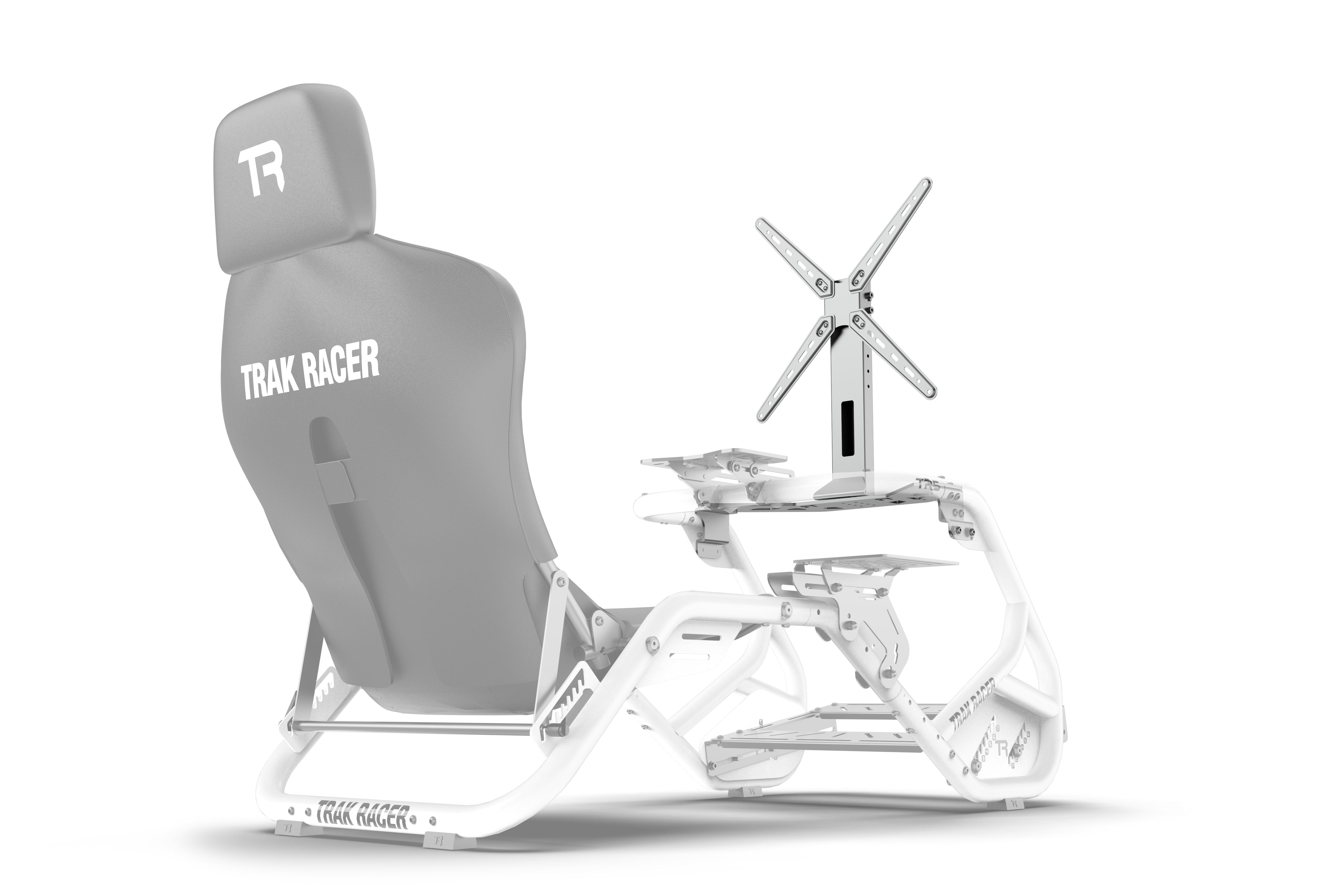 Cockpit-Mounted Single Monitor Stand for Trak Racer TR5 Sim Racing and Flight Sim Rig