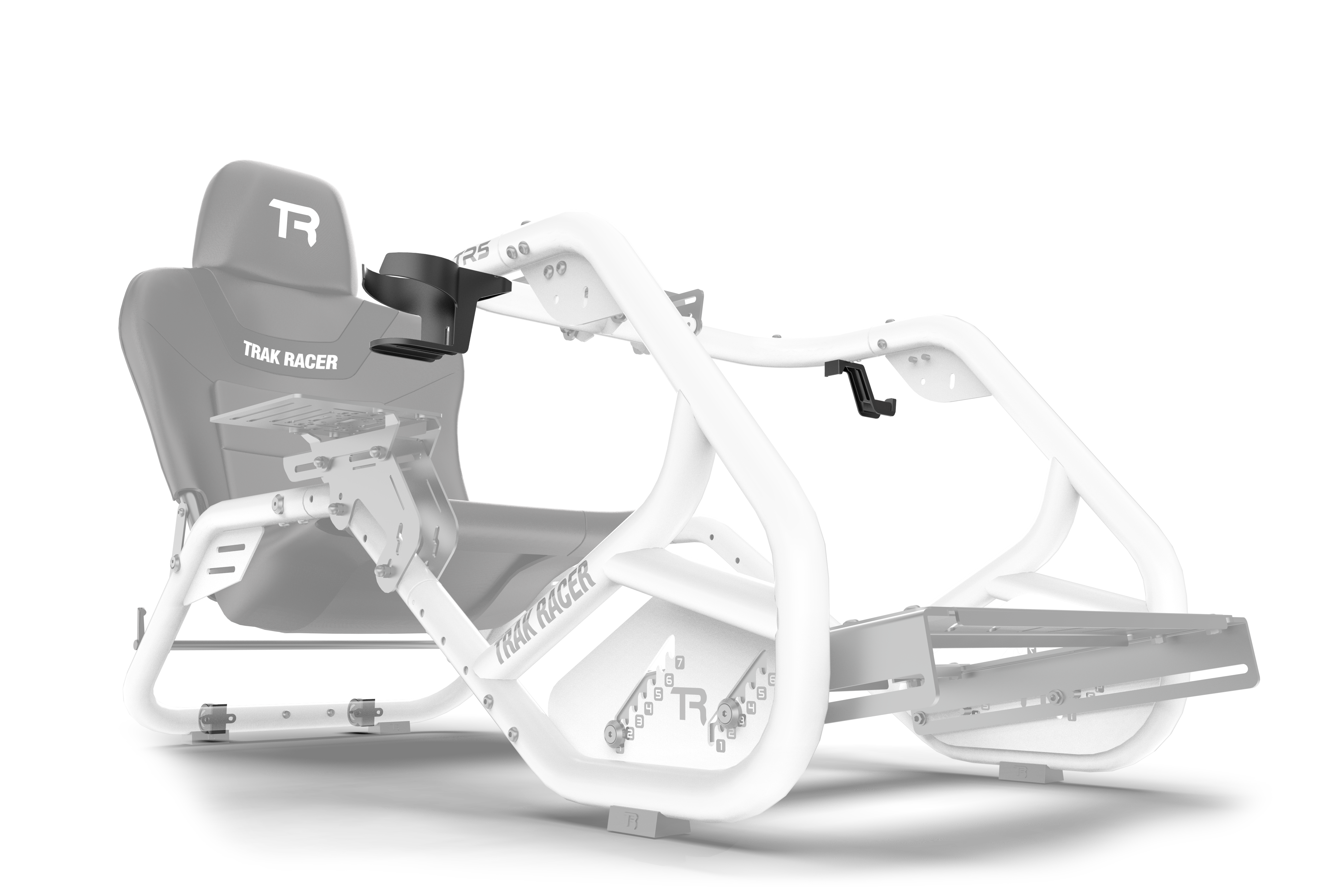 Accessory Kit for Trak Racer TR5 with Caster Wheels, Drink Holder and Headphone Hook