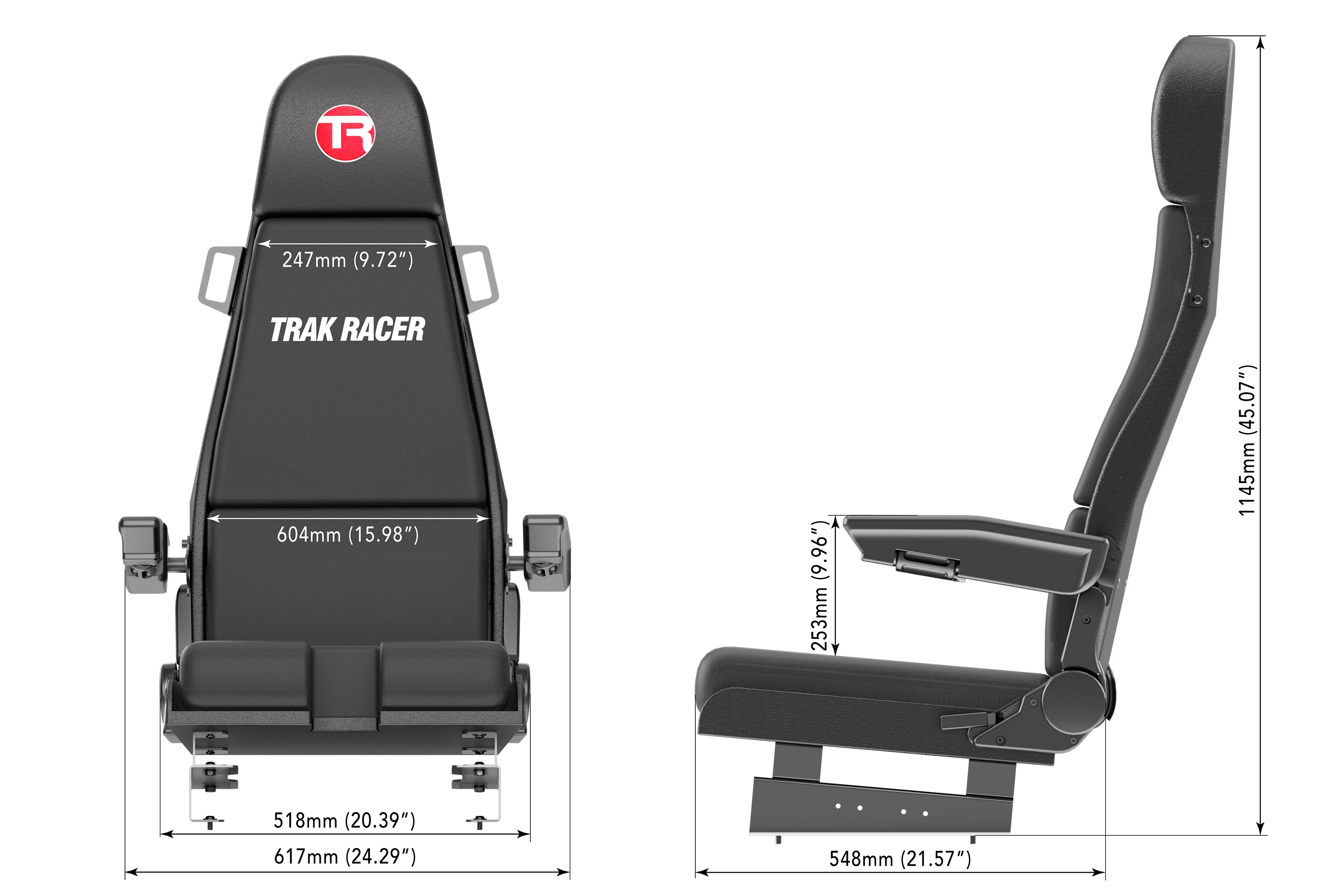 Flight Simulator Seat (Includes Seat Bracket Set)