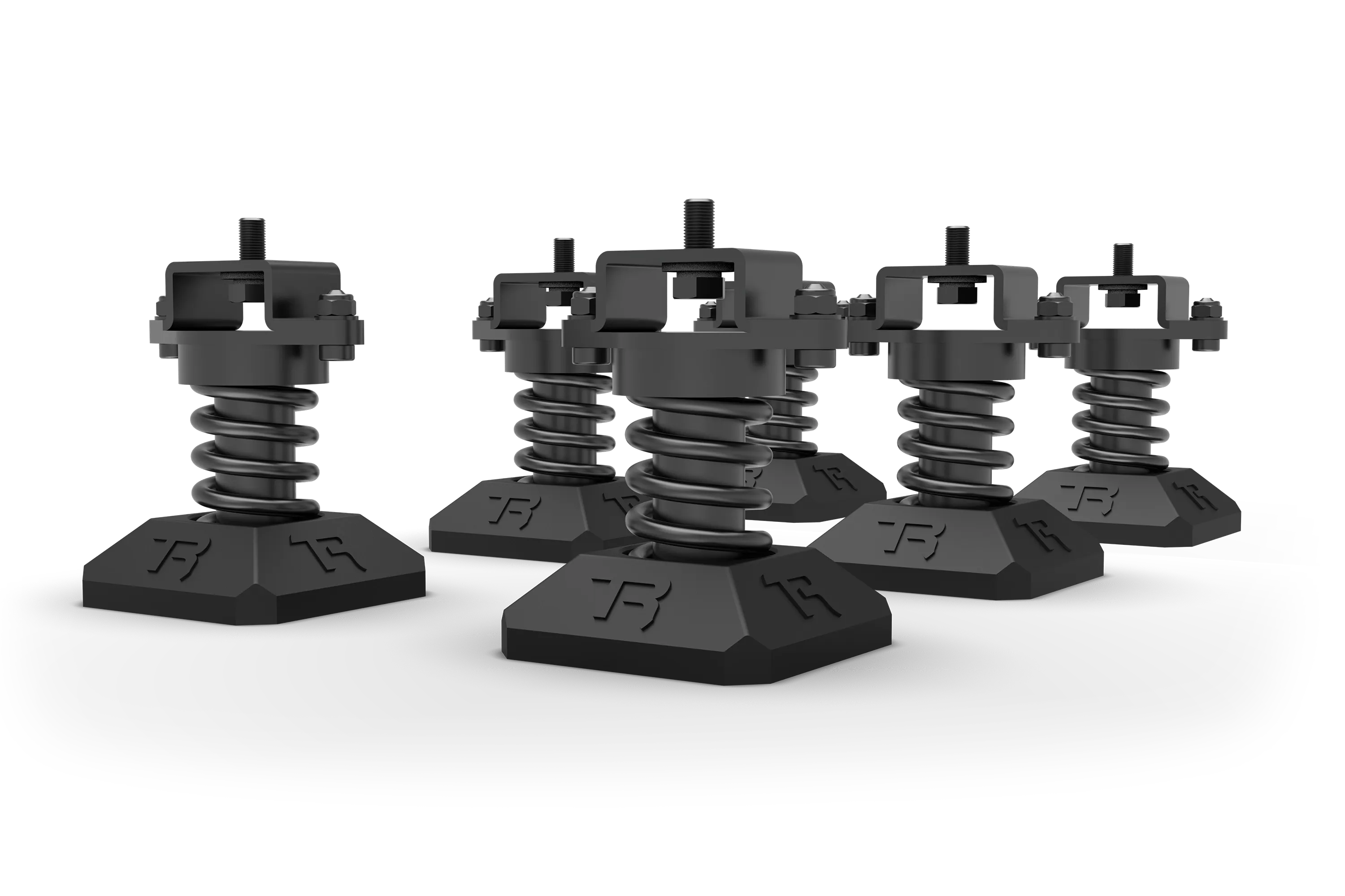 Universal Vibration Isolation Kit – Set of 6 Heavy-Duty Rubber Isolation Feet