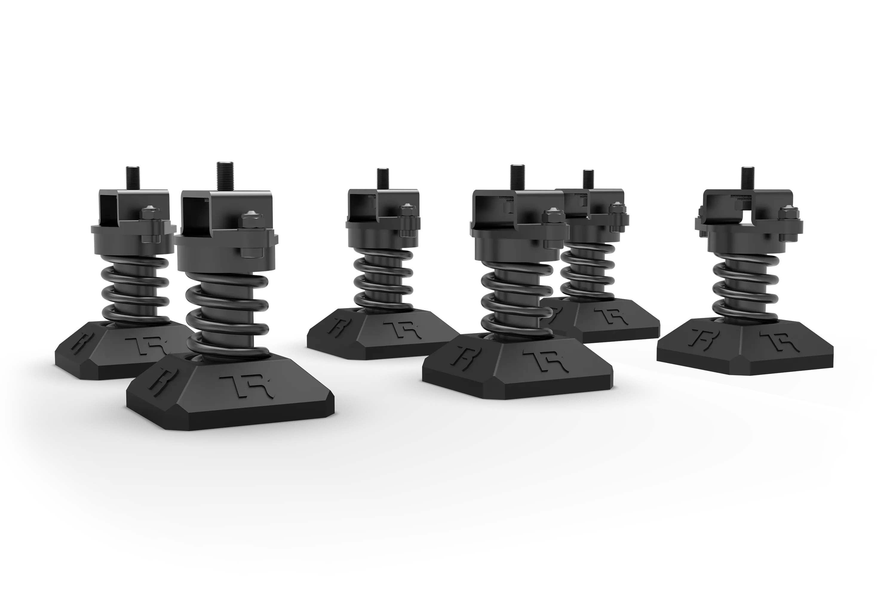 Universal Vibration Isolation Kit – Set of 6 Heavy-Duty Rubber Isolation Feet