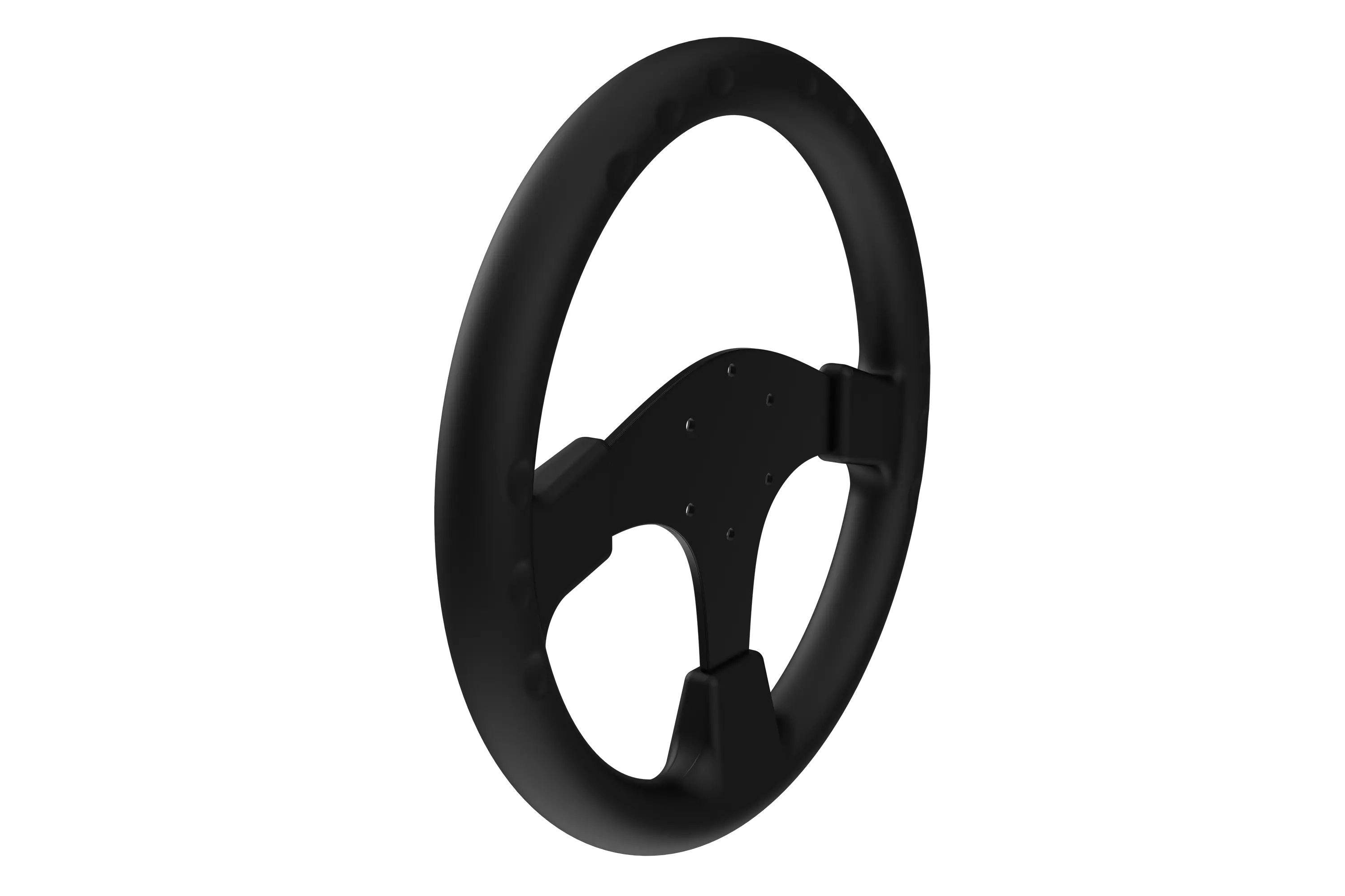 330mm/13" Round Sim Racing Wheel – Aluminium with Durable Silicon Hand Grips