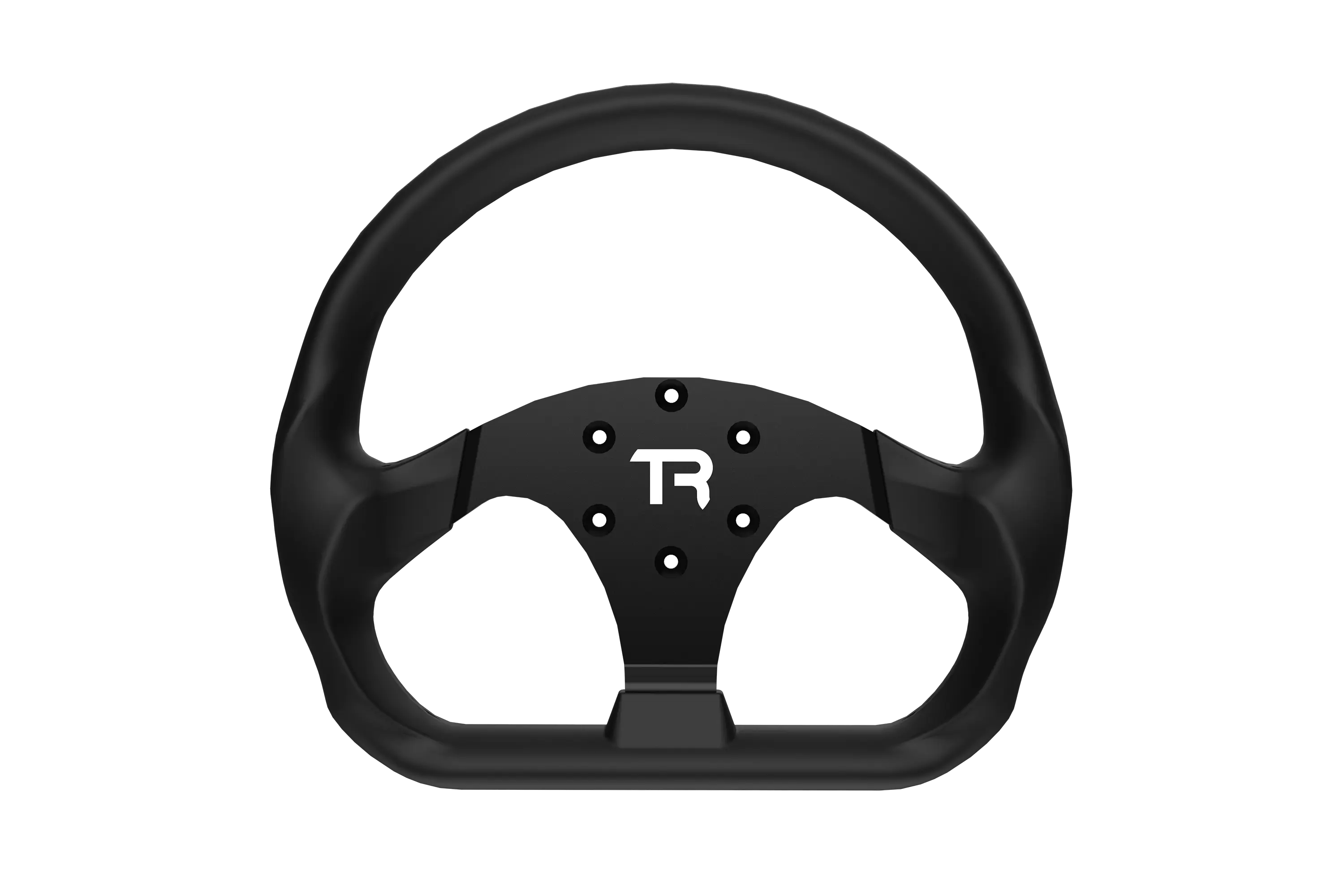 330mm/13" Flat-Bottom GT Sim Racing Wheel – Aluminium with Durable Silicon Hand Grips