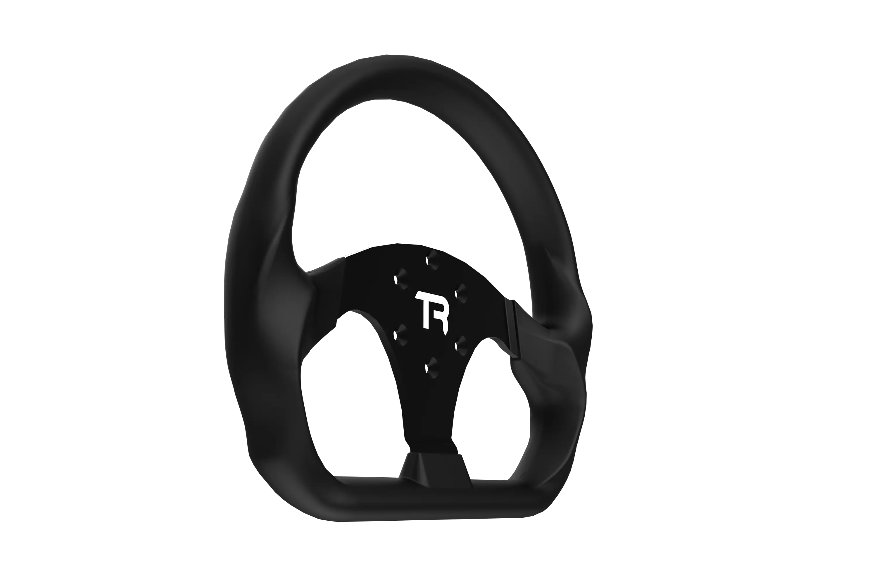 330mm/13" Flat-Bottom GT Sim Racing Wheel – Aluminium with Durable Silicon Hand Grips