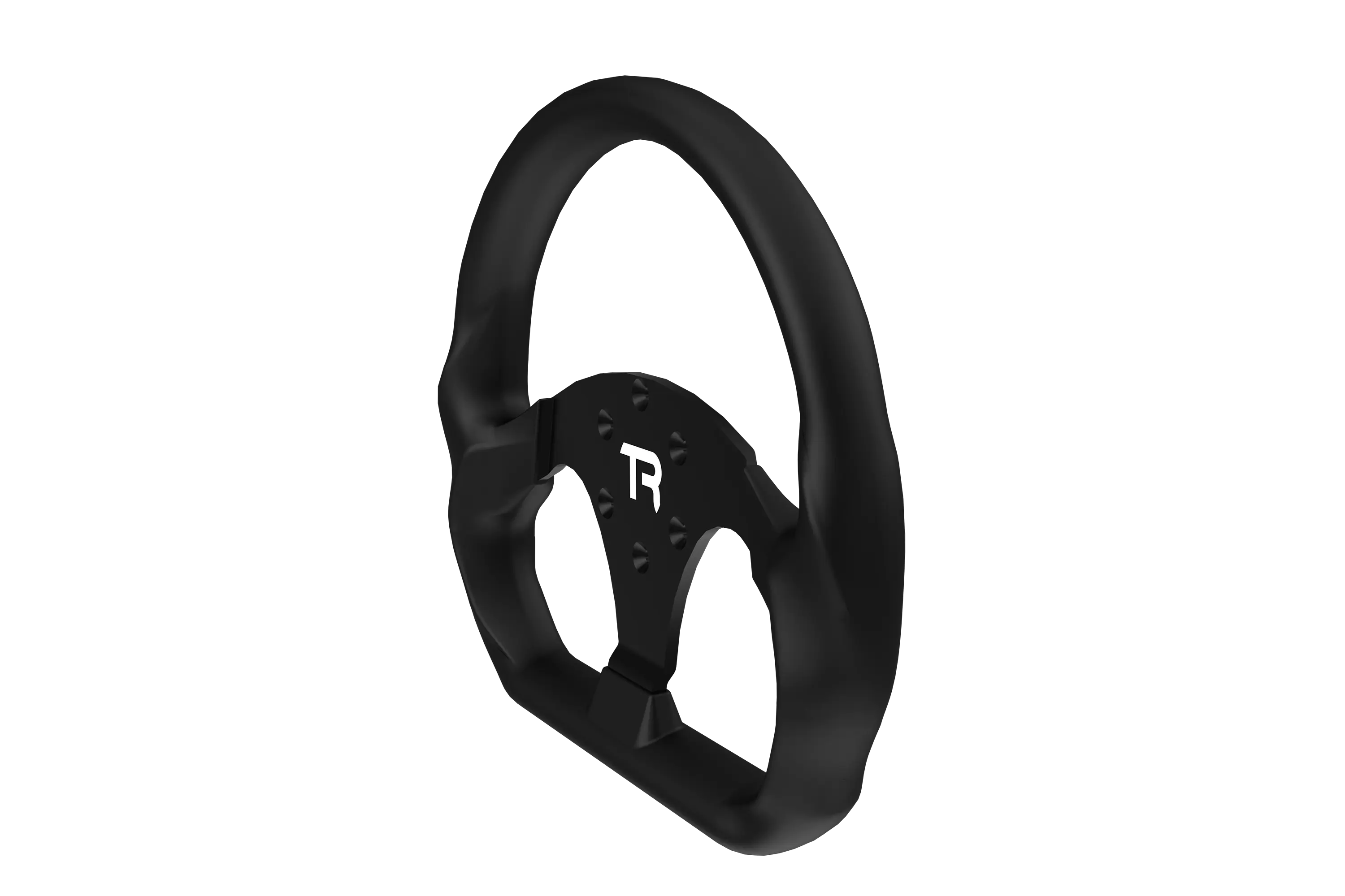 330mm/13" Flat-Bottom GT Sim Racing Wheel – Aluminium with Durable Silicon Hand Grips