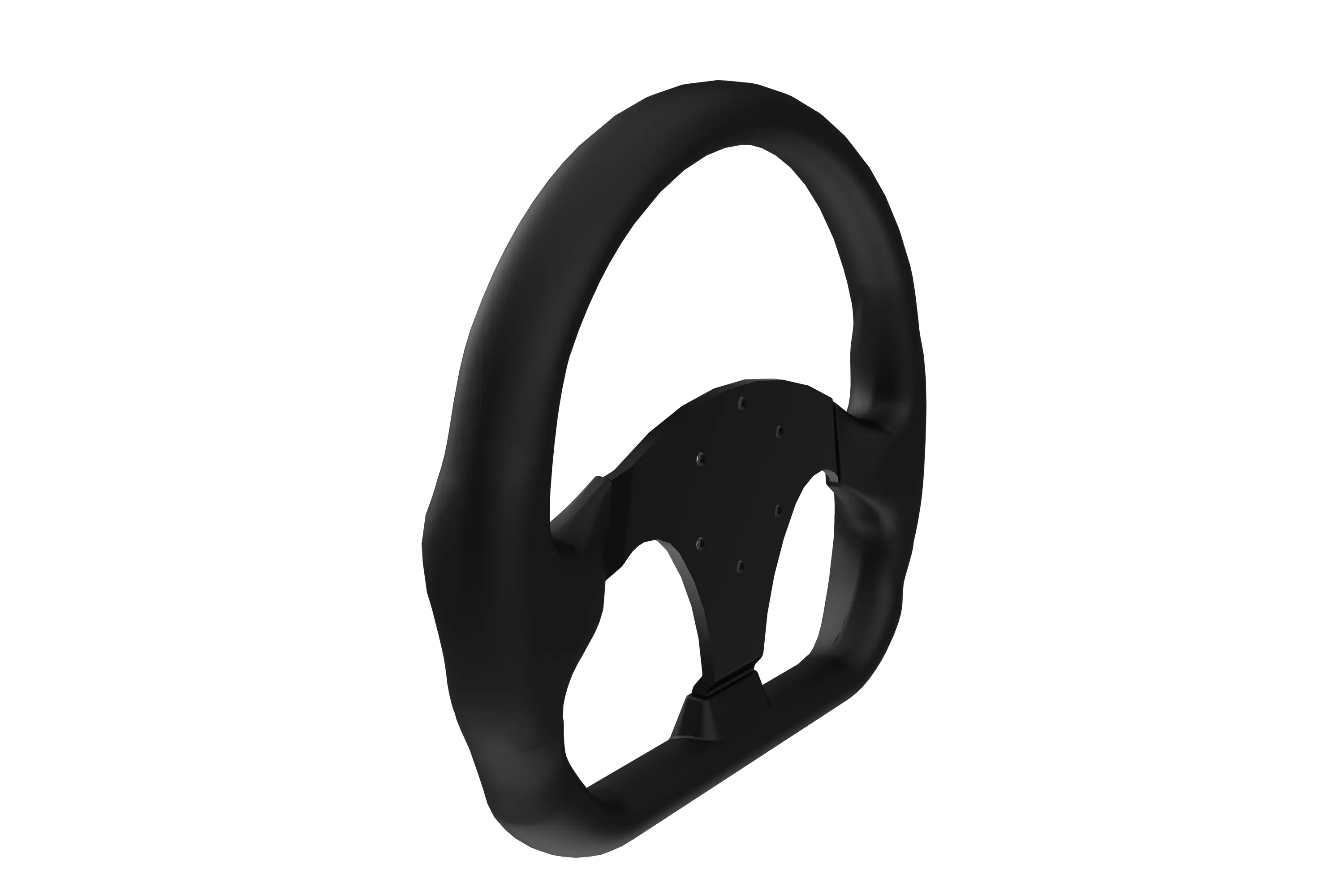 330mm/13" Flat-Bottom GT Sim Racing Wheel – Aluminium with Durable Silicon Hand Grips