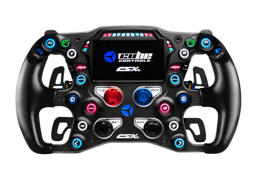 Bundle - Simucube 2 Pro R2 Wheelbase and Cube Controls CSX-3  Formula Steering Wheel for PC