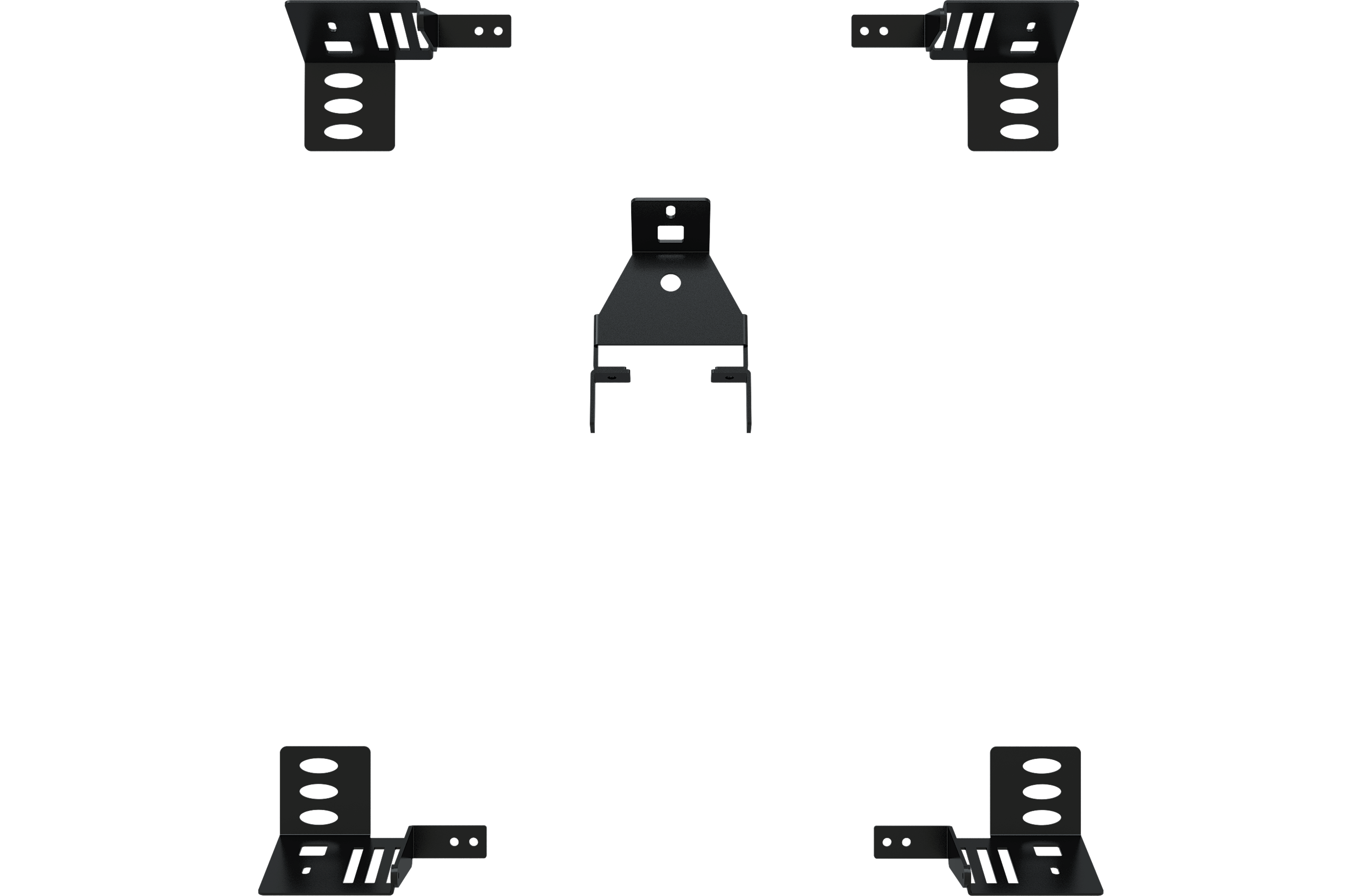 5-Piece Speaker Mount Kit for RS6 Mk2 Onwards and extrusion cockpits